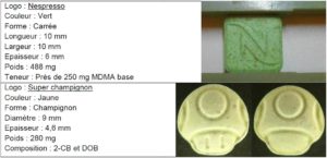 06 EWS 2016 27 06 Alerte MDMA et DOB-2CB